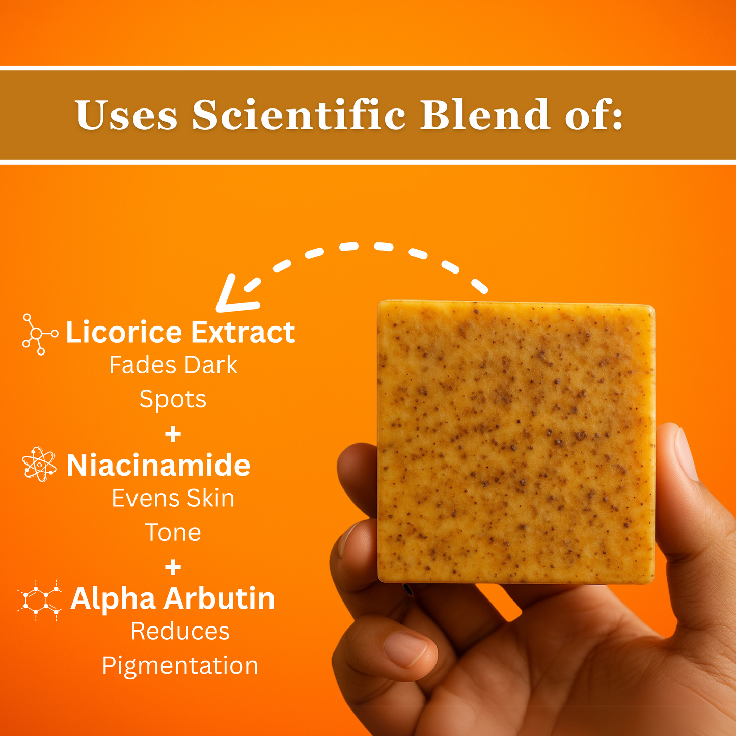 Glow Radiance Bar β Handmade Brightening Soap (100g)